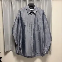 Cornier 25SS RAW SILK/GIZA STRIPE SHIRTS