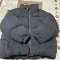 GU ヒートパデッド　コンバーチブルブルゾン　ブラック110cm 定価3990円