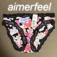 エメフィールaimerfeelショーツピンク花柄