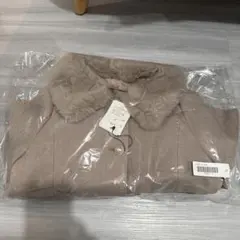 ビジューボタンファーショート丈コート[kz700]