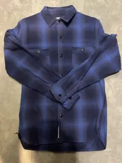 HOUSTON ヒューストン OMBRE CHECK VIYELLA SHIRT