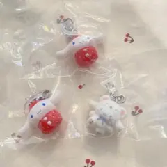 シナモロール いちごめじるしアクセサリー ふわふわスノー　3点セット