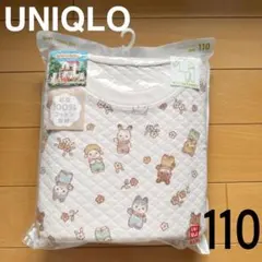 【新品】ユニクロ キルトパジャマ 110 シルバニア ピンク UNIQLO