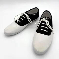 【美品】FRED PERRY キャンバス スニーカー バイカラー 27のサムネイル