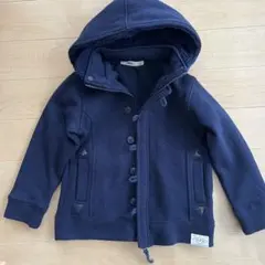 売り切り　120サイズ　MPS フリースフード付きボアコート ネイビージャケット