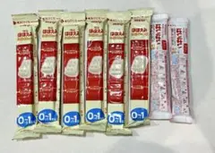 明治 ほほえみらくらくキューブ 6本 & 和光堂 はいはい粉ミルク2本