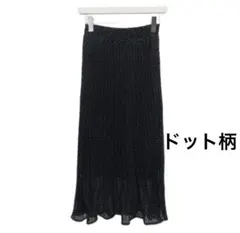 JILL STUART ドット柄プリーツスカート Mサイズのサムネイル