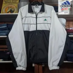 90s　常田大輝　old adidas　ナイロンジャケット　刺繍　オーバーサイズ