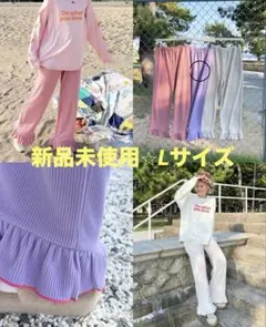 ayano さん　しまむら　裾フリルパンツ　新品未使用