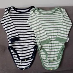 ユニクロ長袖ボディスーツ2点セット