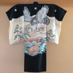 お宮参り用伝統和装 鷹と花の刺繍 - メルカリ