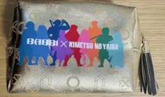 BABBI 鬼滅の刃 柱集合デザイン ゴールド ポーチ