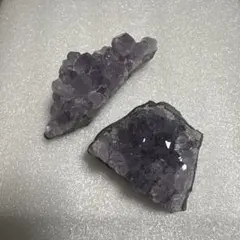 アメジスト　ミニクラスター　２個