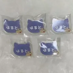 鬼滅の刃 ナンジャタウン いこいの里巡り ねこ型缶バッジ 嘴平伊之助