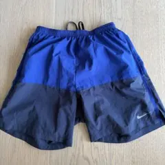 Nike ランニングショートパンツ 青・黒　M