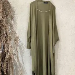 nano base ナノユニバース　ロングニットカーディガン