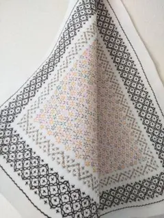 M様専用です♪刺し子お大判クロス♕花壇訳ありですm(__)m