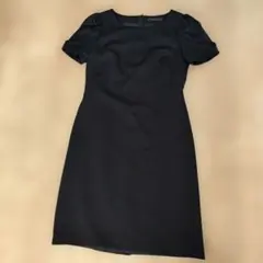 美品☆COCCOLUSSI 黒 ワンピーススーツ　9号