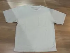 無印 紳士 涼感UVカットワイド半袖Tシャツ L ライトグレー