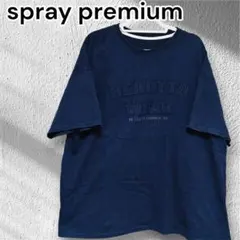 spray premium リメイクTシャツ　レディース　オーバーサイズネイビーのサムネイル