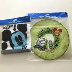 東京ディズニーリゾート　ミッキーウォッシュタオル・ドナルドミニタオル　２点セット