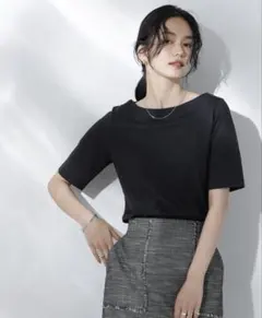 Anti Soaked(R) 汗染み防止ボートネックTシャツ