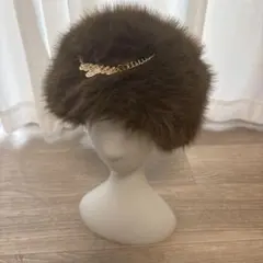 浜崎あゆみ 帽子 ロシアンハット ゴールドチェーン付き - メルカリ
