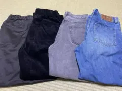 【まとめ売り】ワイドパンツ 4本セット