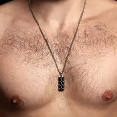 【60cm】Sinner Steel Tag Necklace Silver