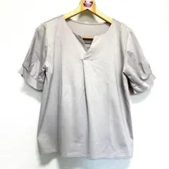 ROPE PICNIC パフスリーブ Tシャツ ペールグレー