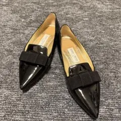 JIMMY CHOO GALA フラットシューズ ブラック36