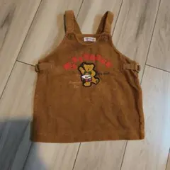 MIKI HOUSE コーデュロイ ジャンバースカート