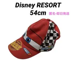 美品　ディズニーリゾート　カーズ　マックイーン　キャップ　帽子　54cm 即日のサムネイル