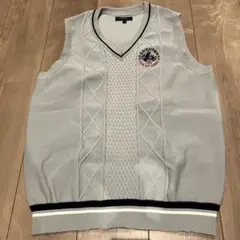 PEARLY GATESパーリーゲイツ メンズVネックニットベスト - メルカリ