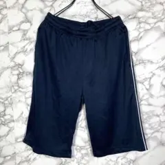 タグ付　IGNIO　イグニオ　（LL）　白ラインハーフパンツ　ネイビー白