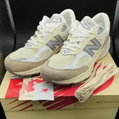 洗浄済み 美品/New Balance M990SS6 9(27cm) ベージュ