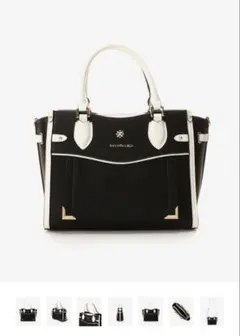 SAMANTHAVEGA シンプルビジューハンドバッグ