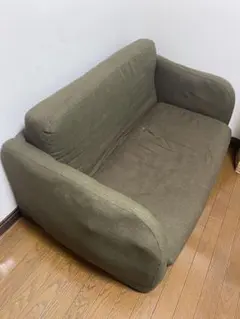 ブラウンカラー 2人掛けソファ