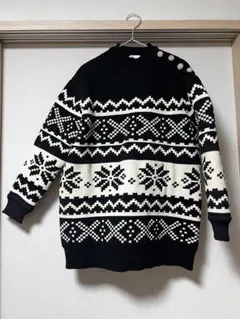 DOUBLE STANDARD CLOTHING ビックカラープルオーバーニット - メルカリ