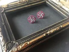 新品　ハンドメイド　ピアス　水引
