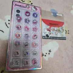ハローキティ おはじきシール サンリオ Kira Coro、シール&ケースセット