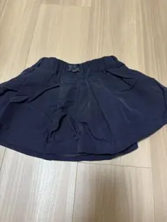 petit main ネイビー プリーツスカート 80
