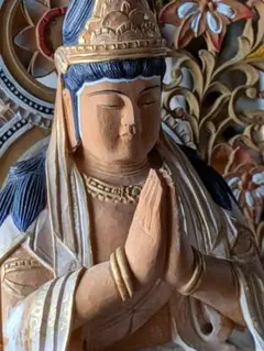 仏像 白象に乗った普賢菩薩坐像 - メルカリ