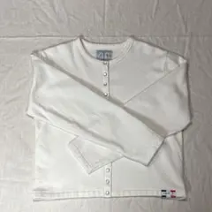 agnès b. カーディガンプレッション ホワイト フランス製