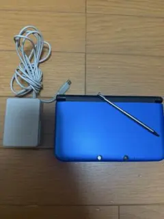 Nintendo 3DS LL 本体 青 充電器、タッチペン付き