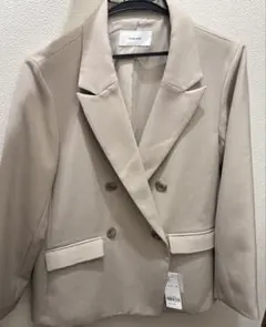 お手入れらくらくセットアップ　ダブルジャケット&ワイドパンツ