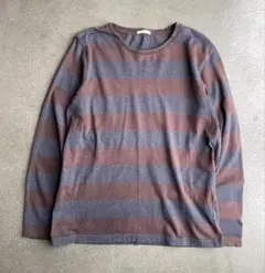 ひ*ろ様 00s y2k グランジ　アーカイブ　短丈ボーダーロンT