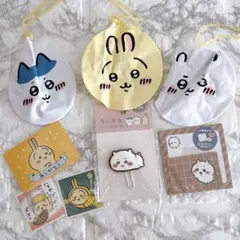 ★ちいかわ　ハチワレ　うさぎ　ヨーヨー　風船　チャーム付きクリップ　シールのサムネイル