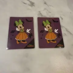 ディズニーストア　じゃんけんカード　ミニー ハロウィンカード