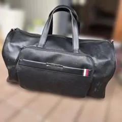 新品・訳あり　TH トミーヒルフィガー ブラックボストンバッグのサムネイル